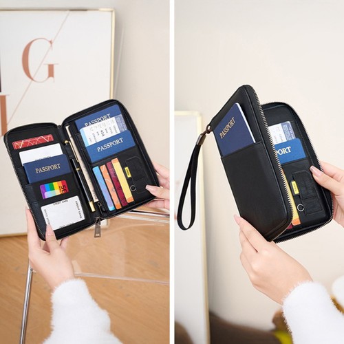 Waterproof Passport Holder Travel Document Wallet RFID Bag Family Case Organizer - Picture 7 of 15