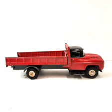 Nissan 680 Flat Carrier Friction Car Pickup Truck Japan Red SSS Shioji 