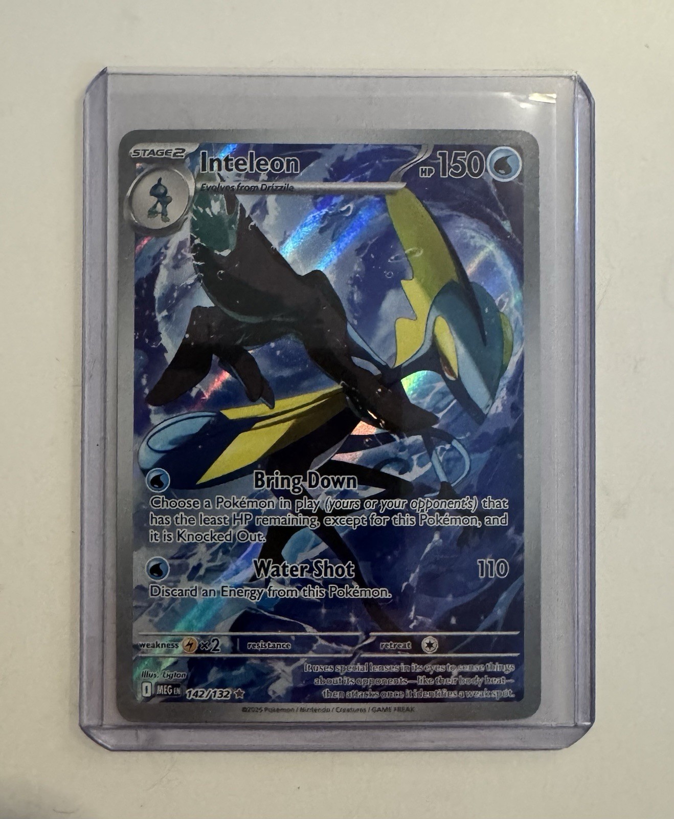 Inteleon 142/132 Me01: Mega Evolution Holo