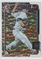 2015 Bowman Prospects Silver Ice TJ Chism #BP77 0b2