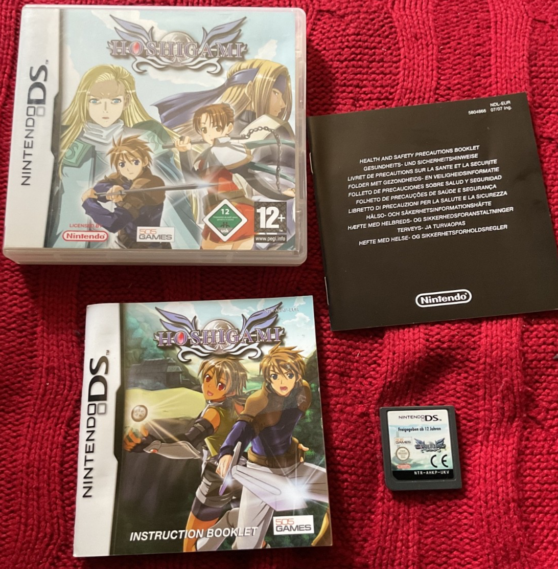 Hoshigami - Nintendo Ds 2ds/3ds/ Dsi - Game - Complete