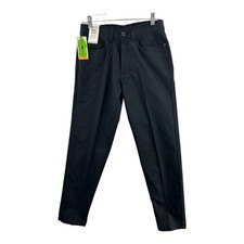 Kenneth Cole Reaction, Men  s Slim-Fit Techni-Cole Pants, 30Wx30L, Black