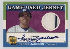 2001 Upper Deck Decade 1970's Game-Used Jersey Reggie Jackson Auto HOF 7xr