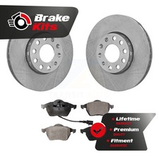 Front Disc Brake Rotors And Ceramic Pads Kit For 1998-1999 Audi A6 Quattro