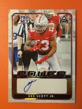 2021 Pro Set Gee Scott Jr. RC Power SP Auto #BA-GSJ Ohio St. Buckeyes 🔥🔥