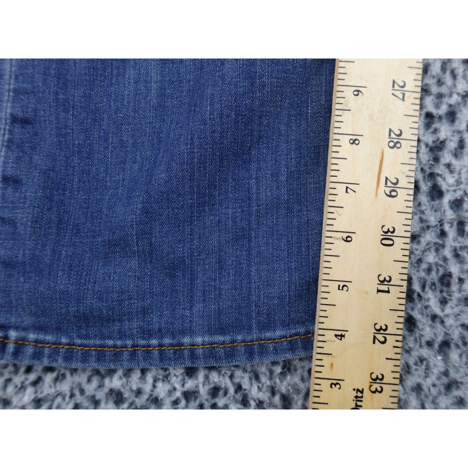 Levis 527 Slim Bootcut Jeans Mens 36x34 Blue Denim Medium Wash image 6