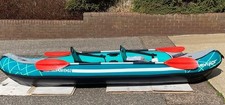 Sevylor Madison Kit 2 Person Inflatable Kayak & Paddles & Foot Pump Bundle