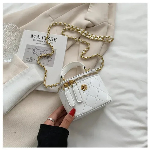 Borsa a secchiello piccola tracolla per donna classica mini pochette donna piccola - Foto 17 di 29