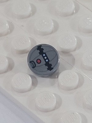LEGO Star Wars 1x1 Thermal Detonator Part Grenade Bomb Silver Accessory