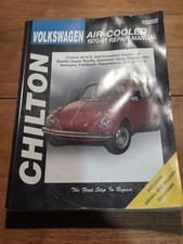 Chilton Volkswagen Air-cooled 1970-1981 Repair Manual Bug Bus Ghia Type3 70202 Chilton Volkswagen Air-cooled 1970-1981 Repair Manual Bug Bus Ghia Type3 70202