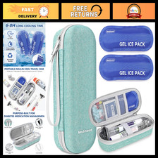 Portable Insulated Cooler Travel Case for Injector Pens, TSA Approved with 2 Ice