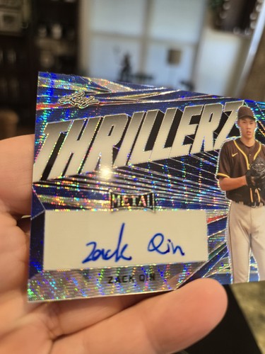 🔥 ZACK QIN 💥#1/8 💥 AUTOGRAPH 💎 MLB POP CEN ⚾️ AUTO STAR CARD 🌟 - Picture 8 of 13