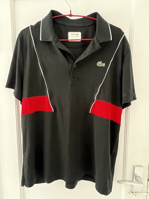 Novak Djokovic Lacoste French Open 2018 Shirt Größe L