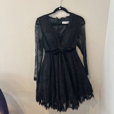 MAC DUGGAL BLACK LACE DRESS