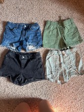 Lots of 4 size medium girls shorts, 3 wonder natio brand, one cat and Jack brand