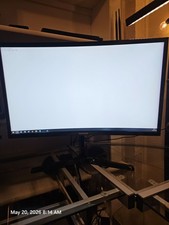 Samsung C24F396FHN 24" Curved Monitor Good Condition Used