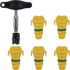 8 PACK Oil Drain Plug Fit For 2011-2024 Ford F-150 F150 Mustang Bronco Edge Expl