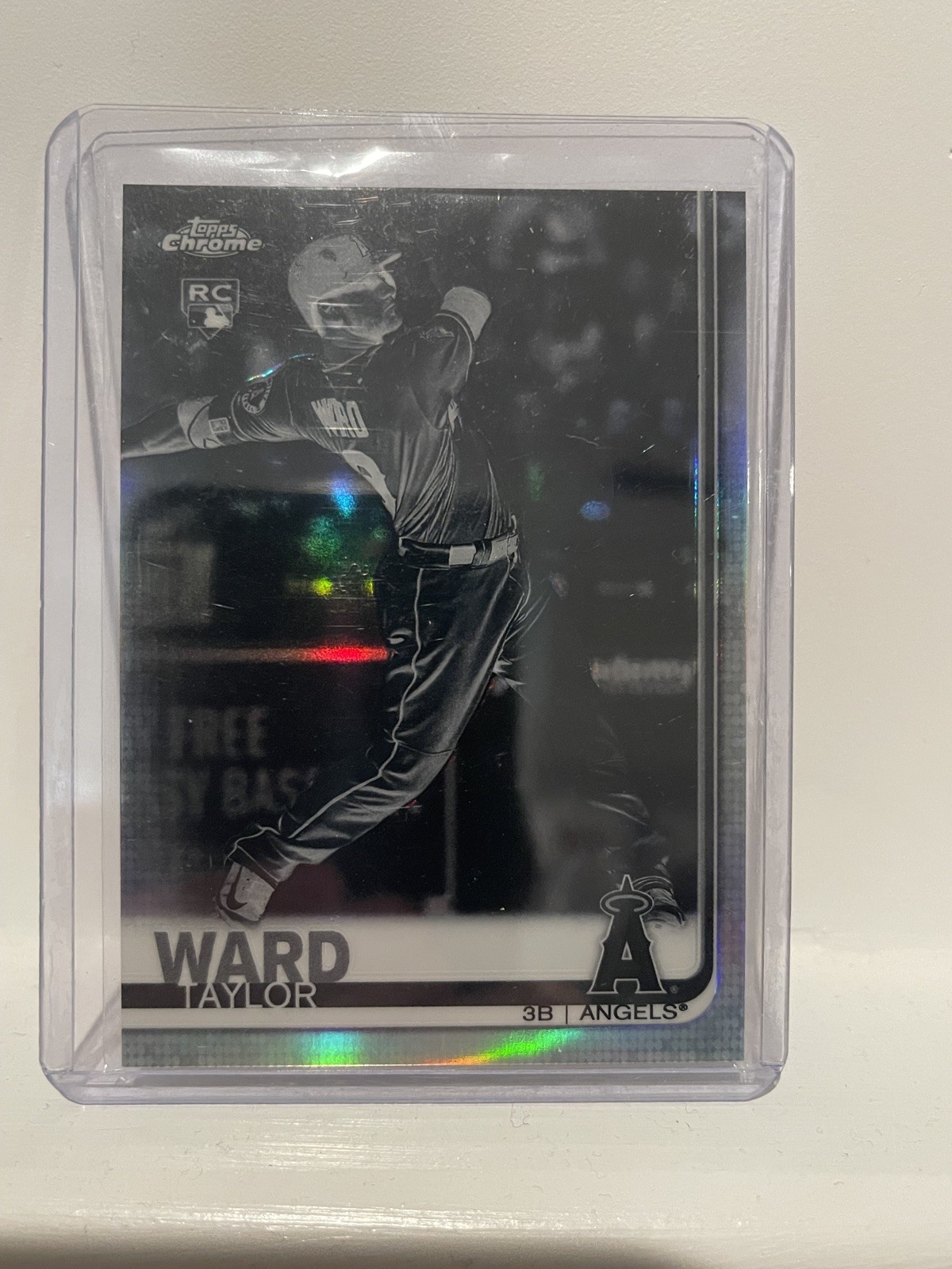 2019 Topps Chrome Negative Refractor Taylor Ward #78 Rookie RC