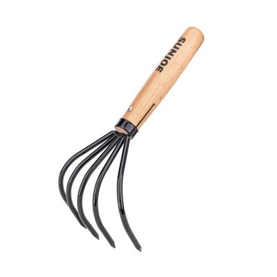 Nisaku by Sun Joe NJP555 Kumade Gohondume 5 Tine Claw Rake and Cultivator 4.7...