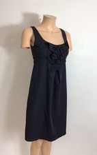 Diane Von Furstenberg Black Cocktail Dress Womens 2
