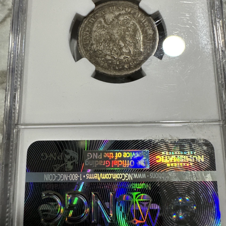 1875-S 20 Cent NGC VF 25 Hard To Get - Image 3 of 3
