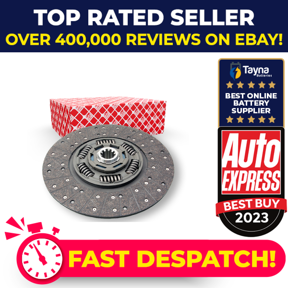 Clutch Centre Plate 395mm 172180 Febi Friction ATRB562 1703739 1703739R Quality