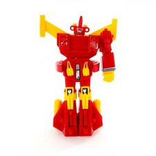 Vintage 1980s Convertible Series Robot Spaceship Figure BROKEN Incompete