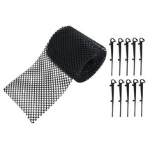 1 Set Plastic Gutter Guard Mesh Protector Leaf Protection Cover Netting