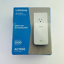 Linksys RE7000 WIFI Range Extender  Max Stream AC1900 Gigabit Booster Repeater