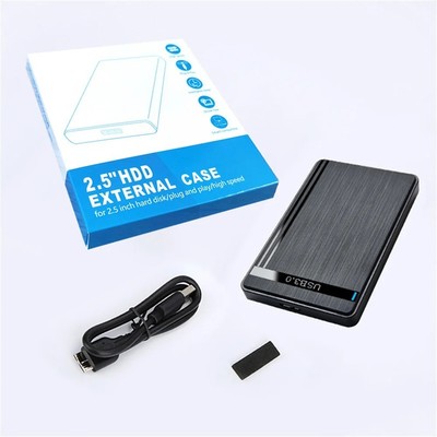 USB 3.0 2TB SATA SSD External Hard Drive Portable Desktop Mobile Hard Disk Case