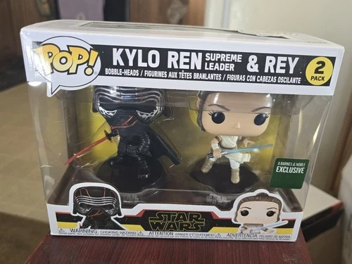 Funko Pop! Vinyl: Star Wars - 2 Pack- Kylo Ren (Supreme Leader) & Rey