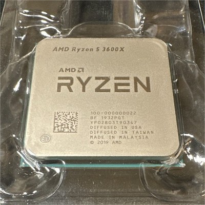 AMD Ryzen 5 3600X Desktop CPU Processor 100-000000022 MPN Ryzen 5 3600X