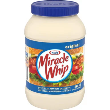 Kraft Miracle Whip Original Dressing, 890mL/30.1 fl. oz