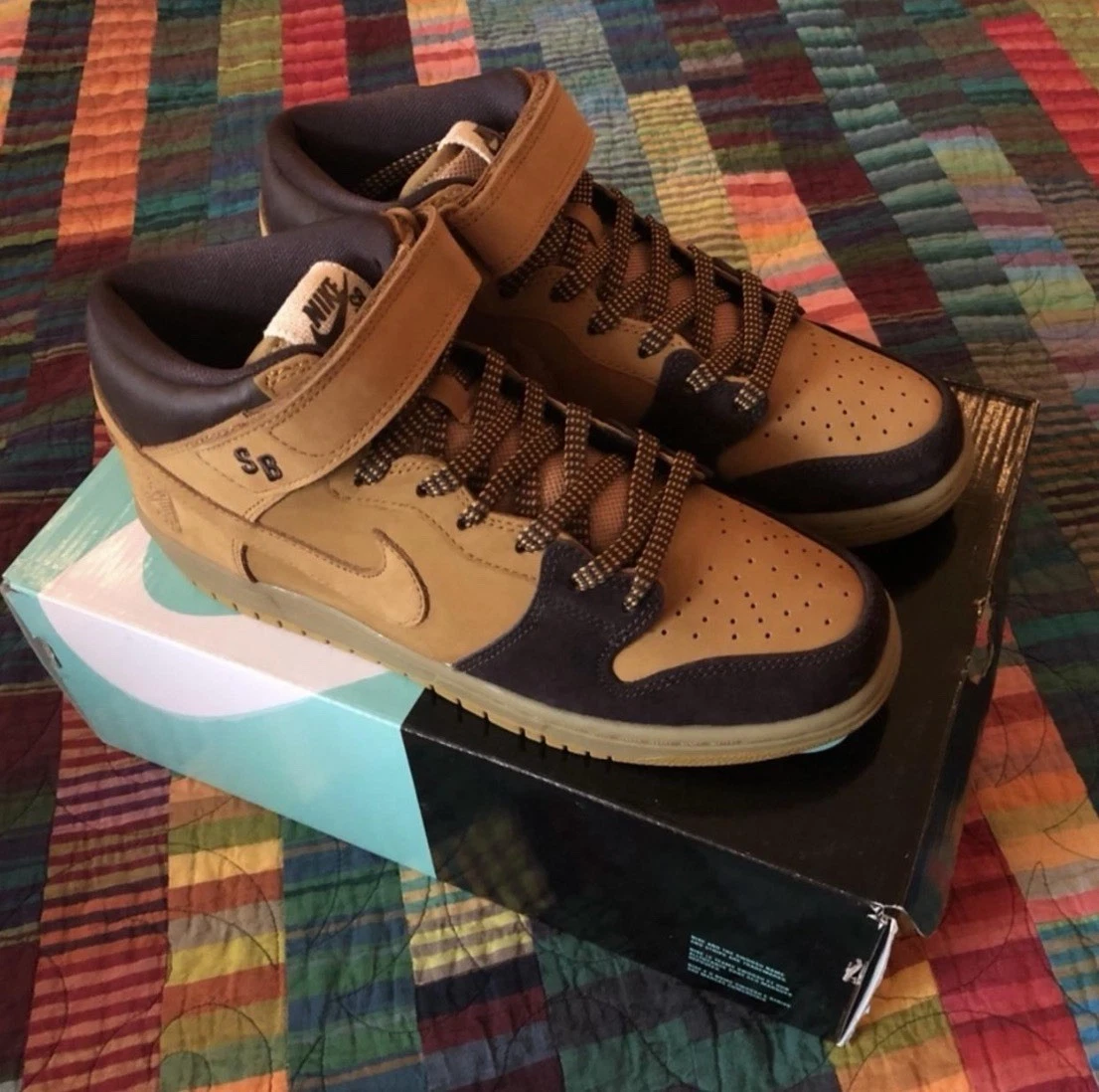 Nike Dunk Pro SB Mid Wheat for Sale | Authenticity Guaranteed | eBay
