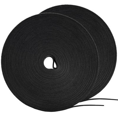164ft x 1/2 inch Reusable Fastening Cable Ties, Hook and Loop Roll, -Gripping...