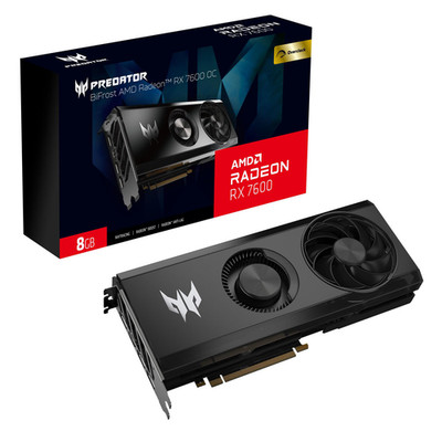 Acer Predator Radeon RX 7600 OC | 8GB GDDR6 | HDMI | 3x DP | NEU