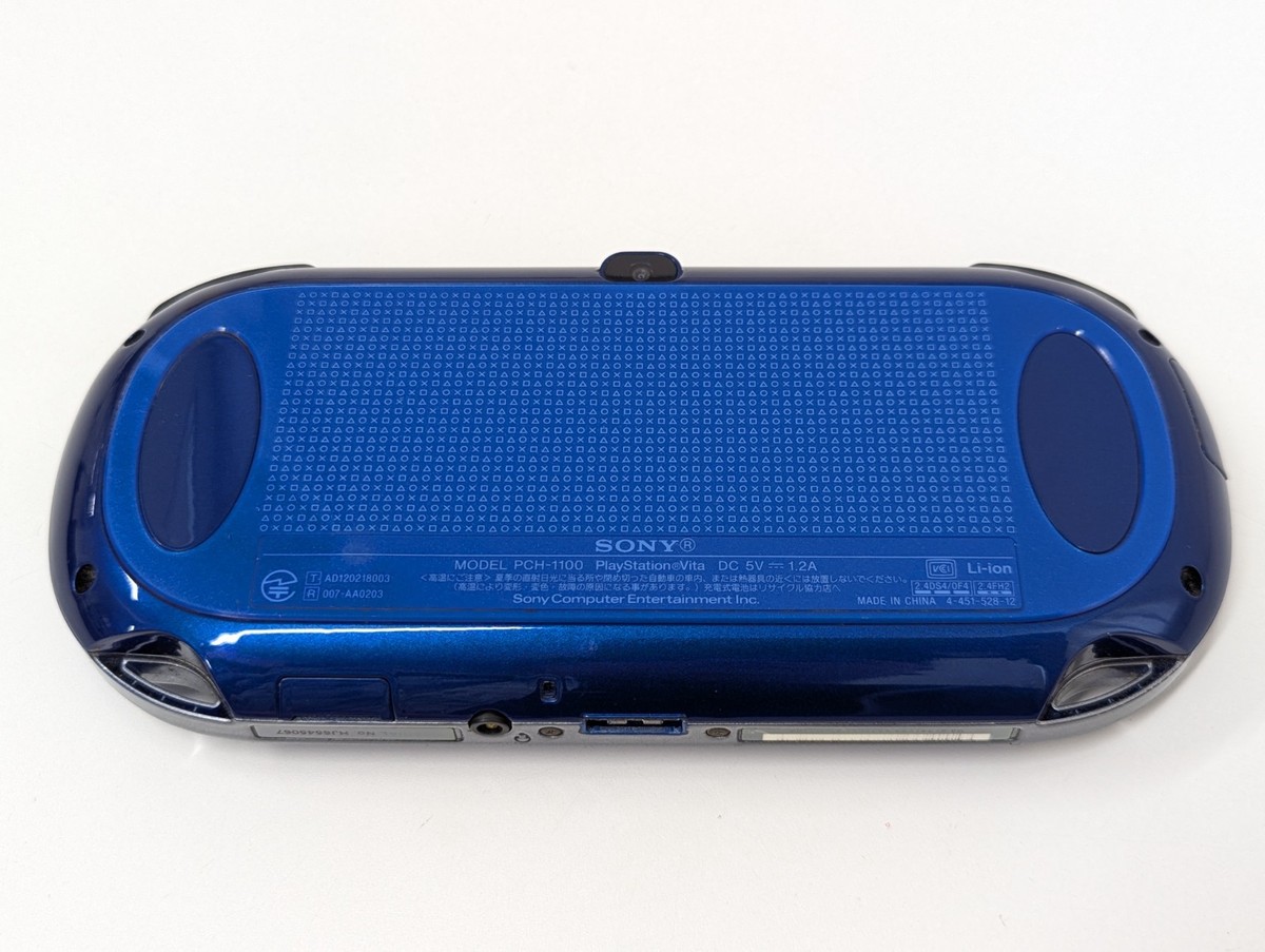 VITA　PCH-1100 SONY PlayStation PS Vita Sapphire Blue PCH-1100 3G/Wi-Fi