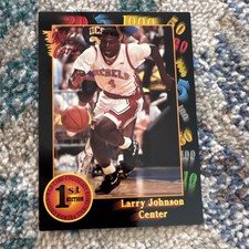 Larry Johnson [First Edition] #1 Prices [Rookie] | 1991 Wild Card | Basketball  Cards