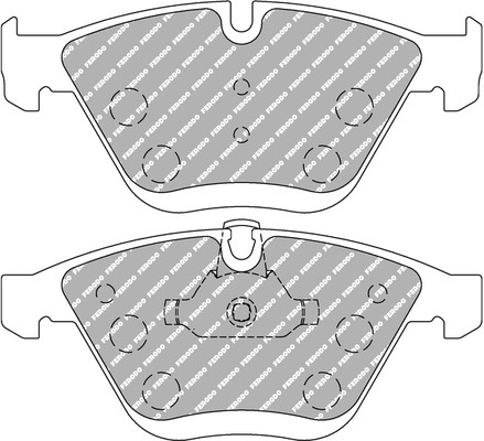 FERODO RACING BRAKE PAD SET DISC BRAKE FRONT BMW 3 5 6 7 X1