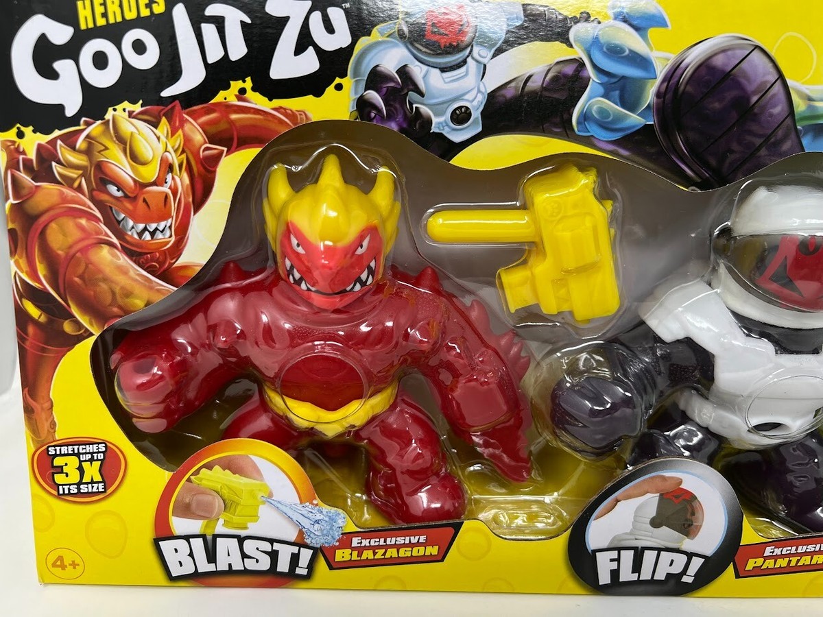 New Heroes of Goo Jit Zu All-Stars 4-Pack w/ Blazagon Pantaro Tyro