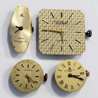 Lot of 4 Baume & Mercier Juvenia Paul Maret Swiss Quartz ...