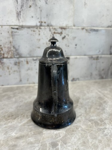 Vintage Beacon Silver Quadruple Plate Taunton MA Mini Coffee Pot #DC-2 - Picture 2 of 5