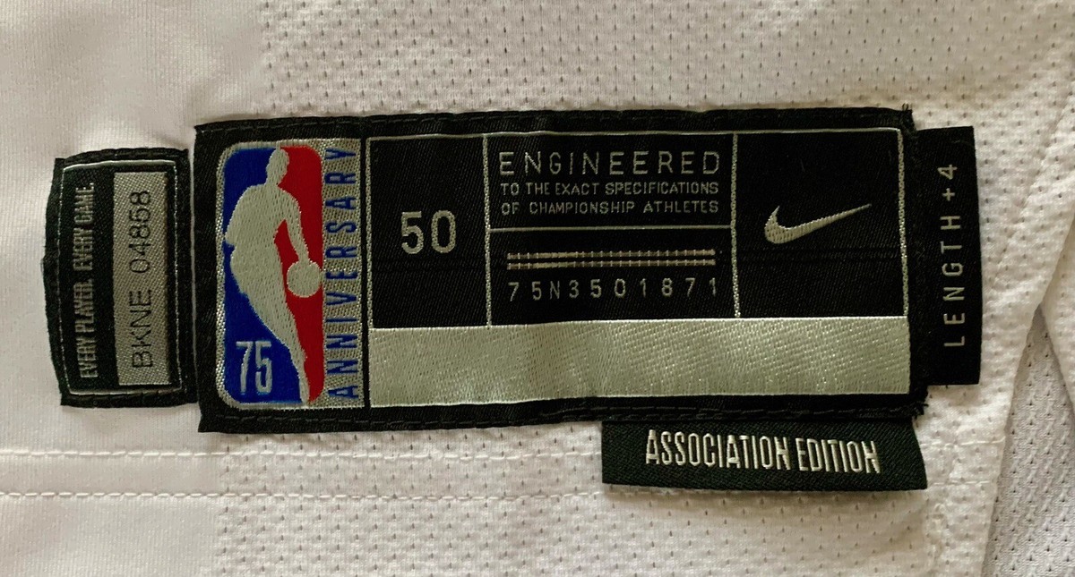 Kevin Durant Photo-Matched Game Worn/Used Nets Jersey MeiGray