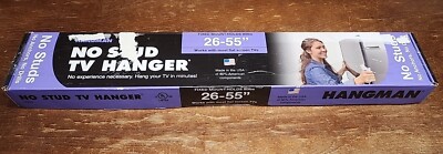 No Stud TV Wall Mount, Drywall Studless TV Hanger No Damage, No Drill, Non Screw
