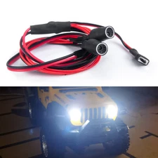 FLYXM Front Light Lamp LED Headlight for RC 1/24 Axial SCX24 AXI00002 AXI00005