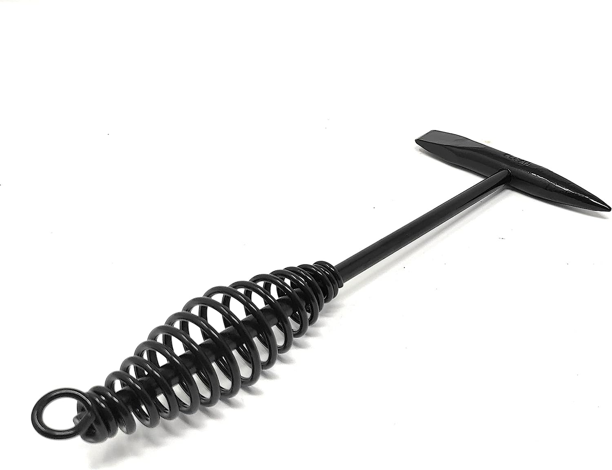 Marteau à Souder ELCAN 300g Avec Brosse - Pic Et Burin Pour Éliminer Les Scories - Acier Traité