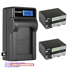 Kastar Battery LCD Wall Charger for Canon BP-970G BP-975 BP-945 BP-925 BP-915