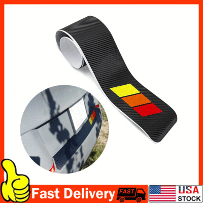 Rear Bumper Protector Trim Cover Black Rubber Trunk Sill Plate Cover Pad Guard