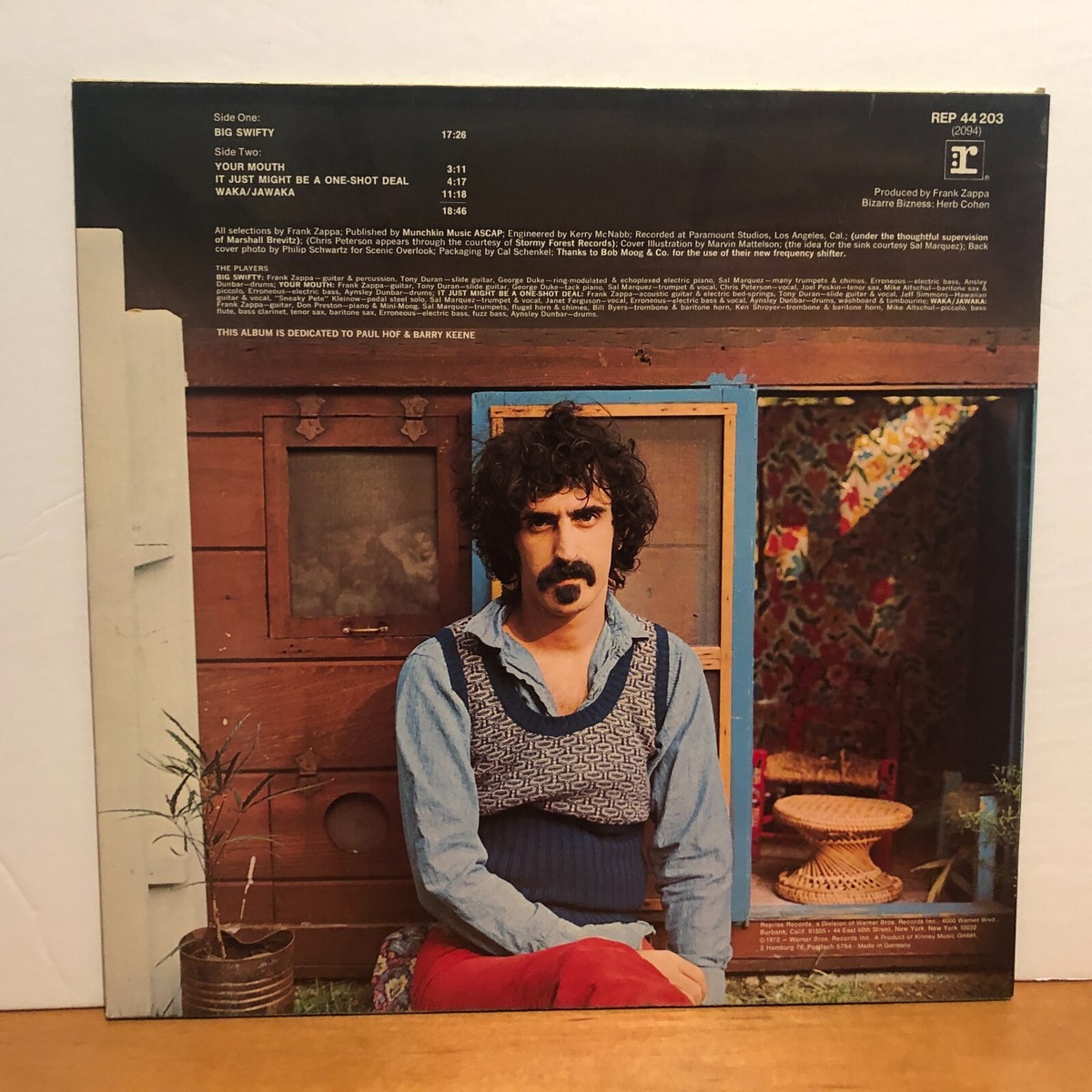 FRANK ZAPPA　WAKA/JAWAKA HOT RATS Frank Zappa – Waka / Jawaka - Hot Rats – Cassette (Album