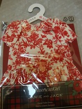 18" American Girl DOLL JANIE  JACK FLORAL TOILE DRESS New Sealed in Package
